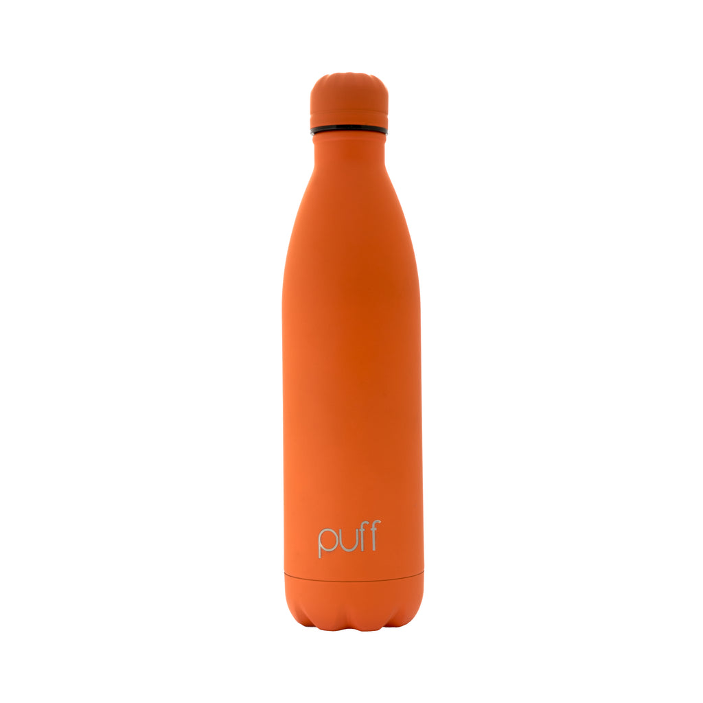 puff | Rubber Orange Bottle. "750ml"