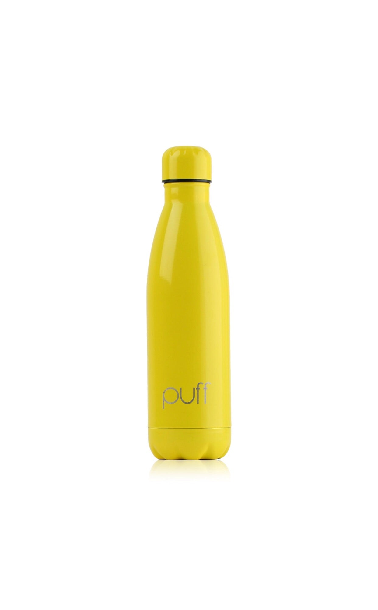 puff | Yellow Stainless Steel Bottle. "500ml"